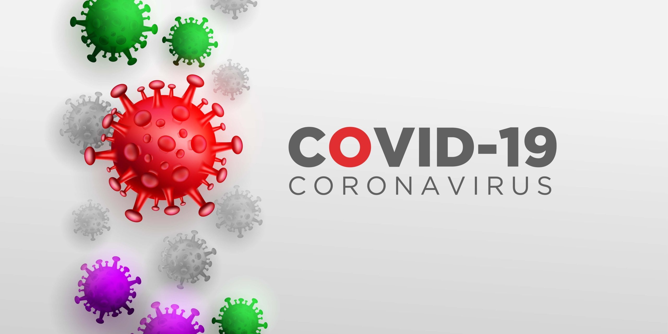 Covid Corona Virus in Real 3D Illustration concept to Describe a
